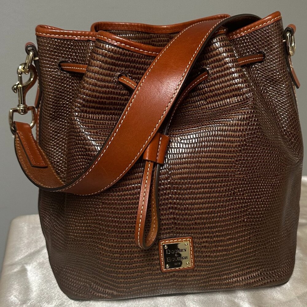 Embossed Lizard Drawstring - image 4